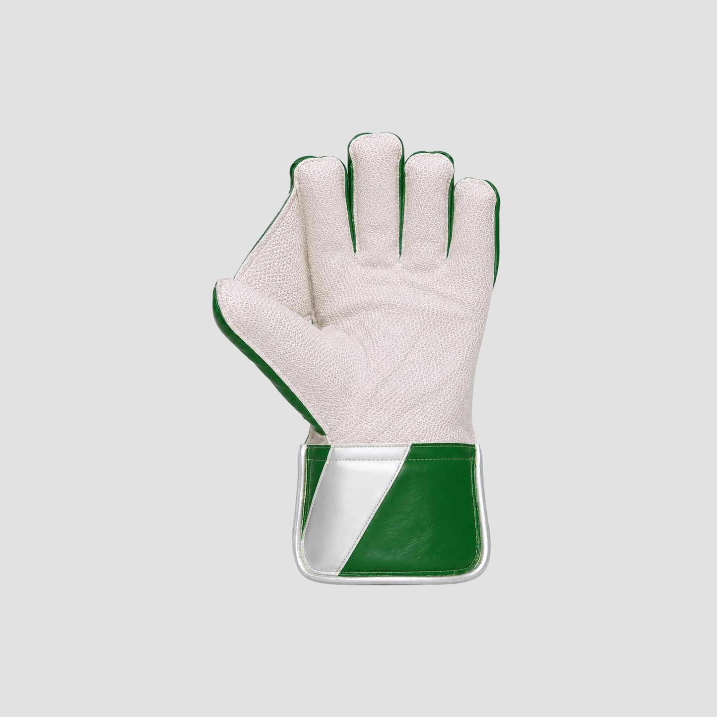 Premium Green & White Wicket Keeping Gloves