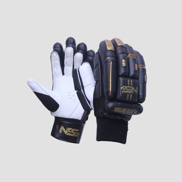 NSS ANK Black Batting Gloves