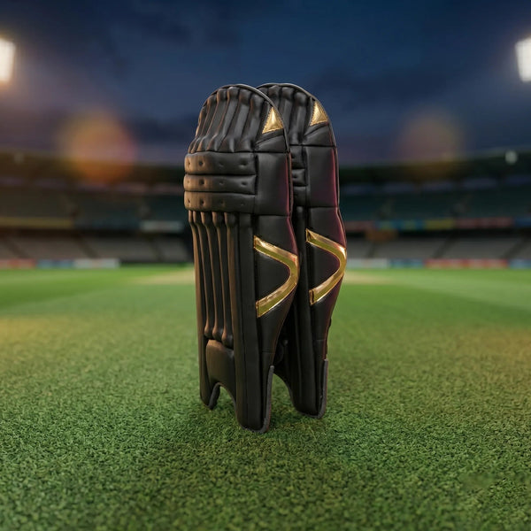 NSS 710 Gel Tech Black Batting Pads