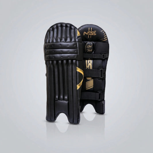 NSS 710 Gel Tech Black Batting Pads