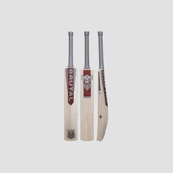 NSS Brutal Shark Edition Cricket Bat | Maroon & Silver