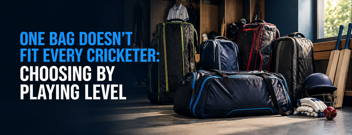 One Bag Doesn't Fit Every Cricketer: Choosing by Playing Level