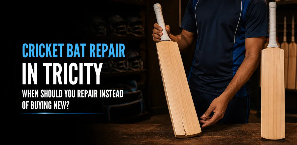 Cricket Bat Repair in Tricity: When Should You Repair Instead of Buying New?