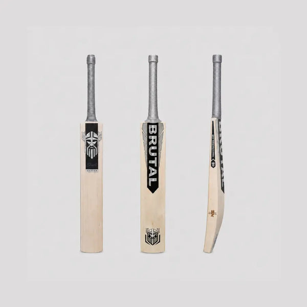 NSS Brutal Shark Edition Cricket Bat | Black & Silver