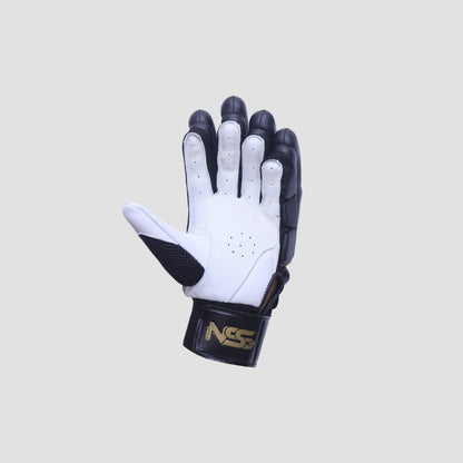 NSS ANK Black Cricket Batting Gloves