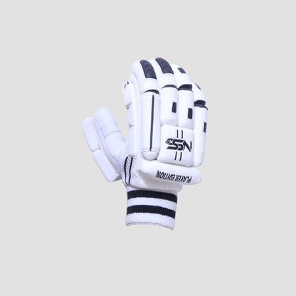 NSS ANK White Cricket Batting Gloves