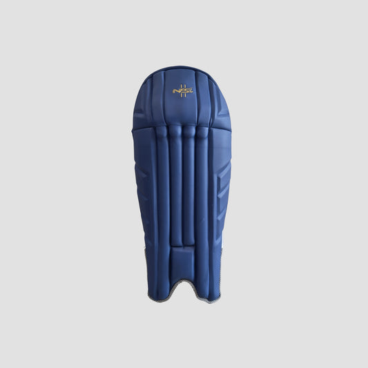 High-Performance Blue Cricket Wicket Keeping Pads