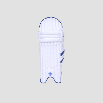 NSS Brutal White Cricket Batting Pads – Lightweight Professional Leg Guards with Superior Impact Protection