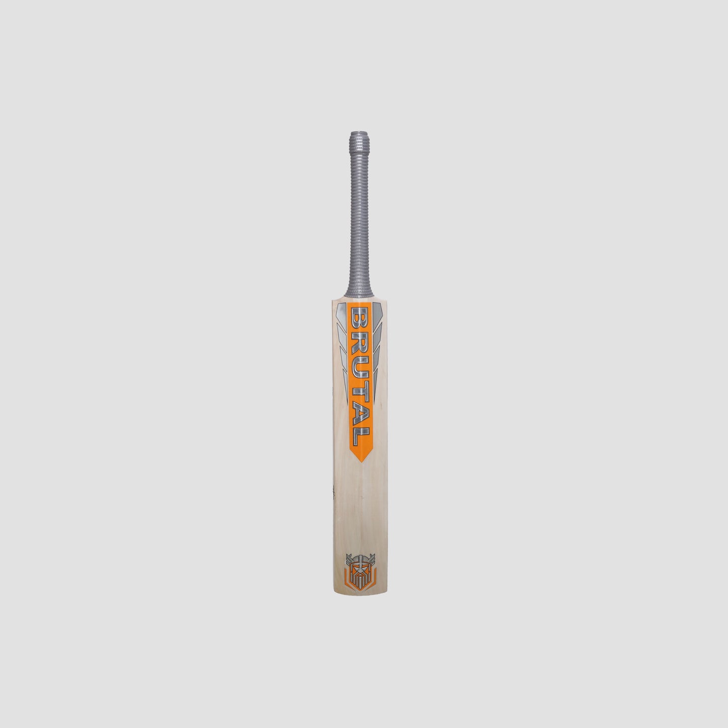 NSS Brutal Shark Edition (Grade 1) Kashmiri Willow Cricket Bat - Orange & Silver Premium Finish