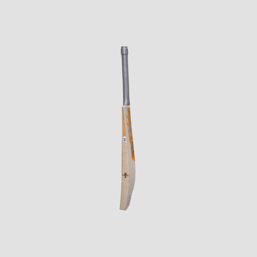 NSS Brutal Shark Edition Cricket Bat | Orange & Silver