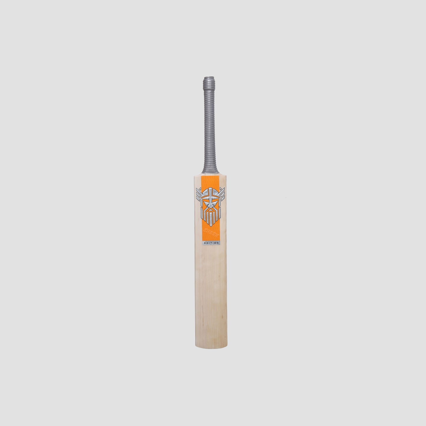 NSS Brutal Shark Edition (Grade 1) Kashmiri Willow Cricket Bat - Orange & Silver Premium Finish