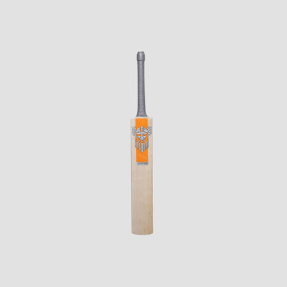 NSS Brutal Shark Edition (Grade 1) Kashmiri Willow Cricket Bat - Orange & Silver Premium Finish