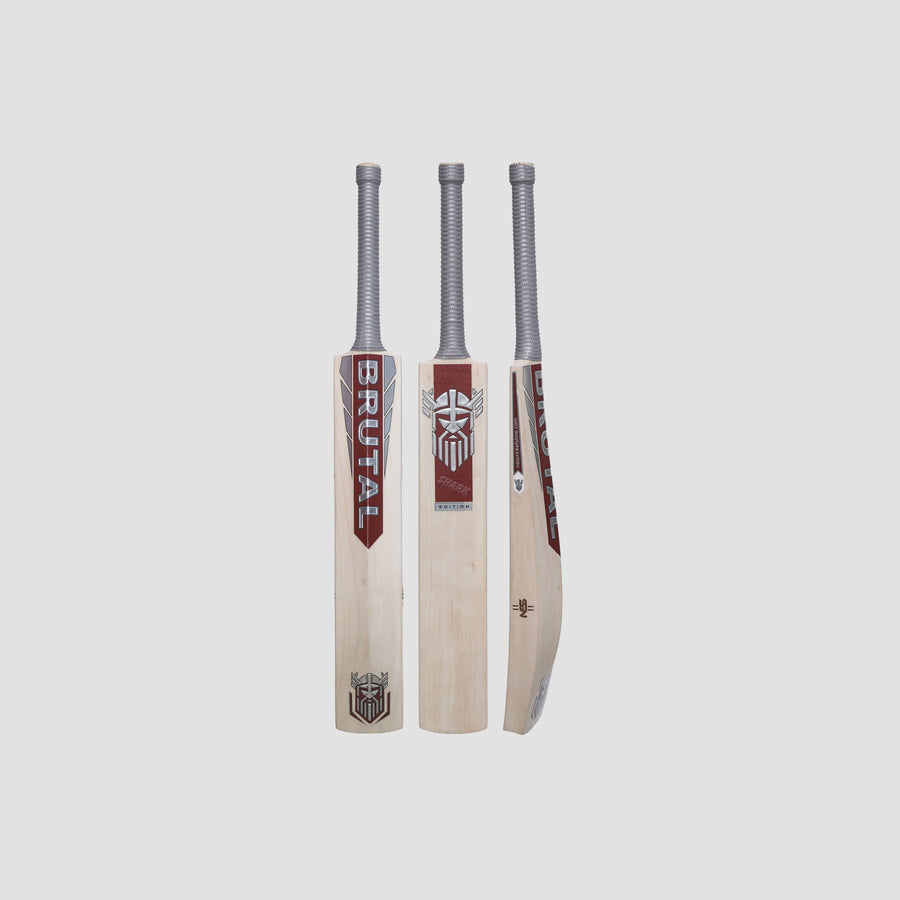NSS Brutal Shark Edition Cricket Bat | Maroon & Silver