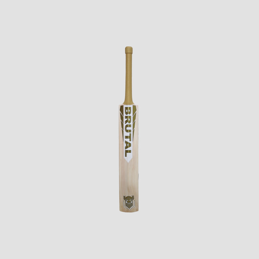 NSS Brutal Shark Edition Cricket Bat | White & Gold