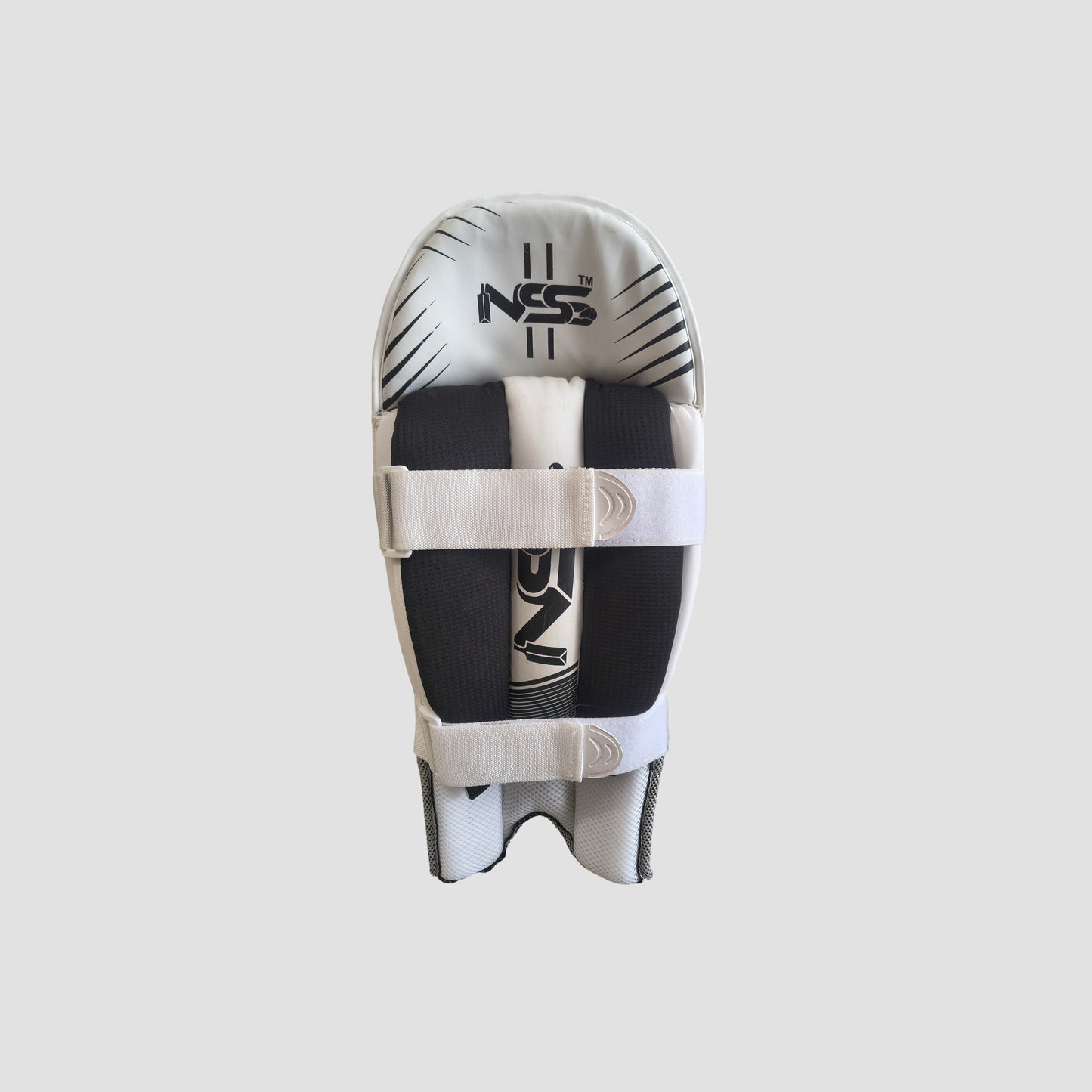 Classic White Wicket Keeping Pads – Match & Training Ready