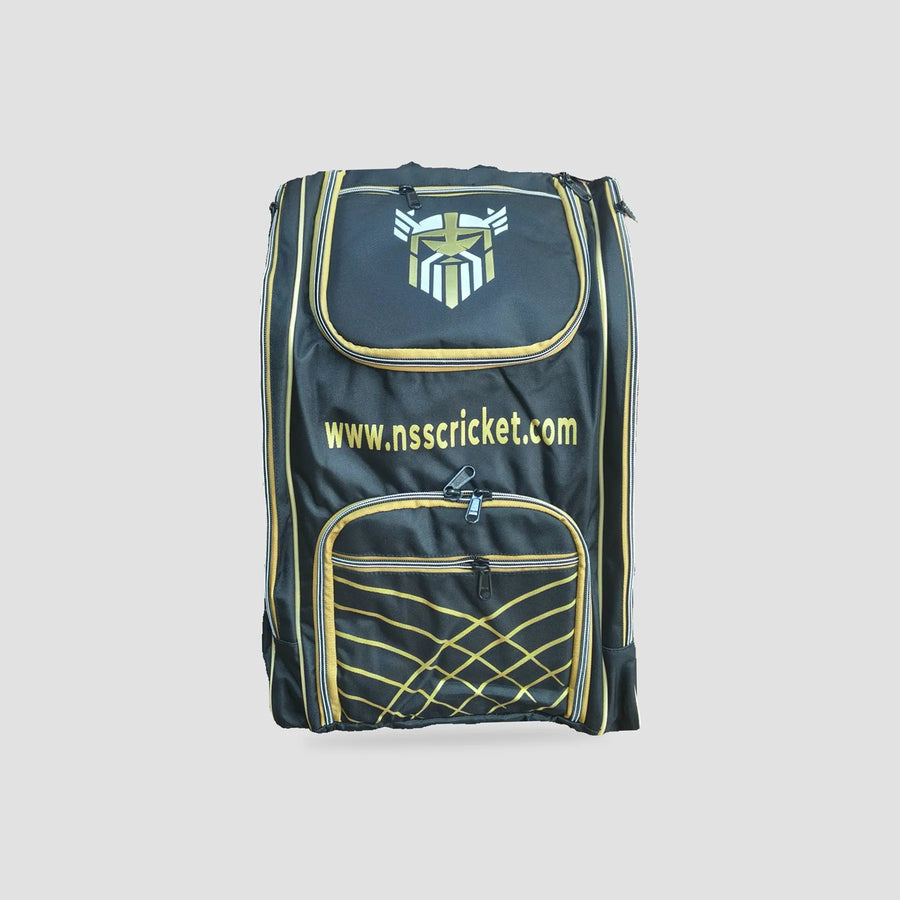 NSS Bowler Cricket Backpack | Black Yellow