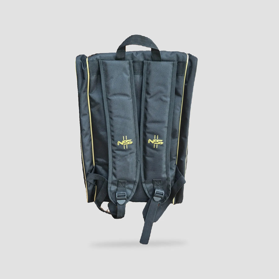 NSS Bowler Cricket Backpack | Black Yellow