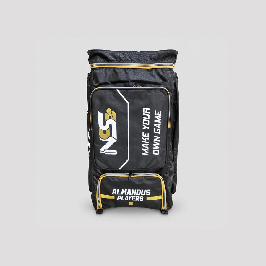 NSS Brutal Camo Cricket Backpack | Black Yellow
