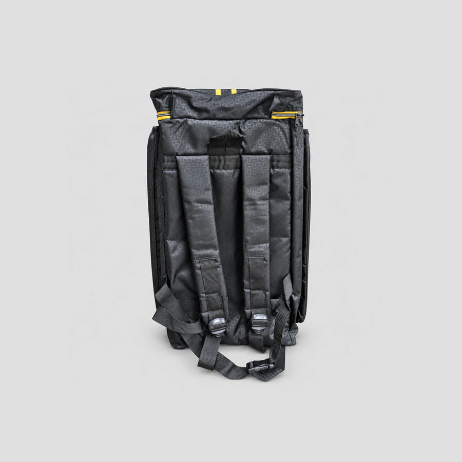 NSS Brutal Camo Cricket Backpack | Black Yellow