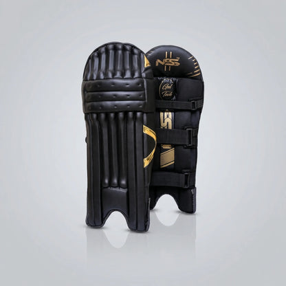 NSS 710 Gel Tech Black Cricket Batting Pads