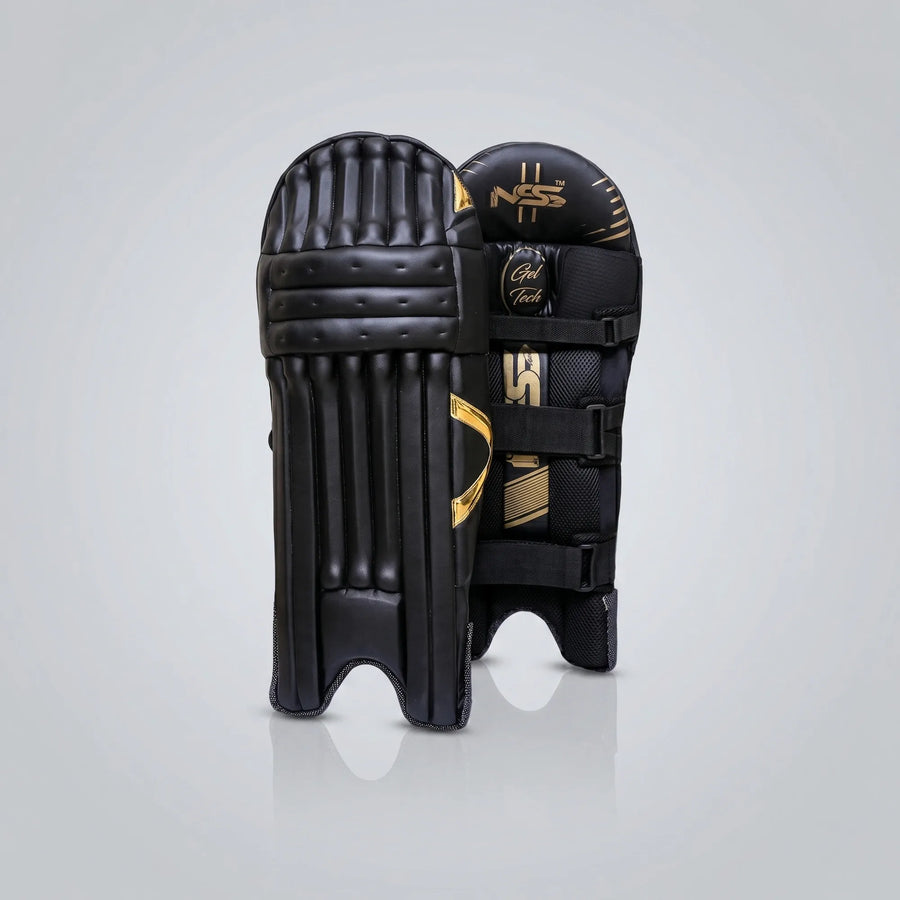 NSS 710 Gel Tech Black Batting Pads