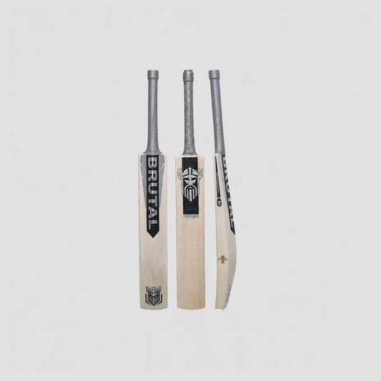 NSS Brutal Shark Edition Cricket Bat | Black & Silver