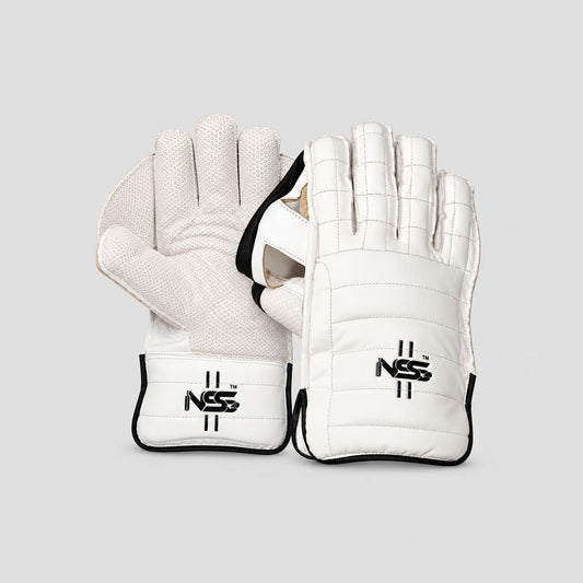 NSS White Wicket Keeping Gloves