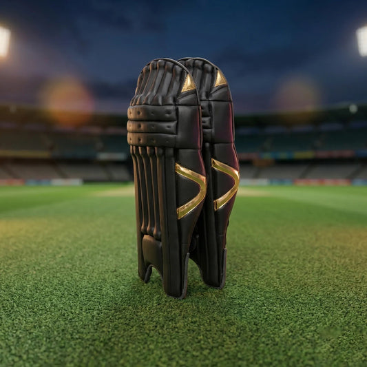 NSS 710 Gel Tech Black Batting Pads