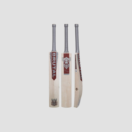 NSS Brutal Shark Edition Cricket Bat | Maroon & Silver