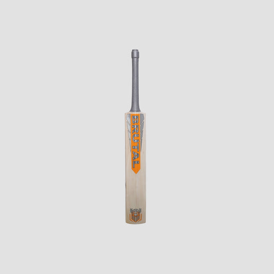 NSS Brutal Shark Edition Cricket Bat | Orange & Silver